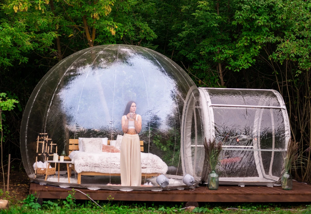 transparent igloo tent