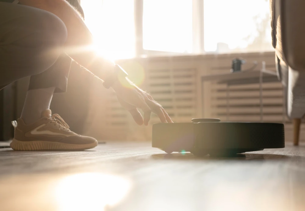 robot vacuum with cleaning station